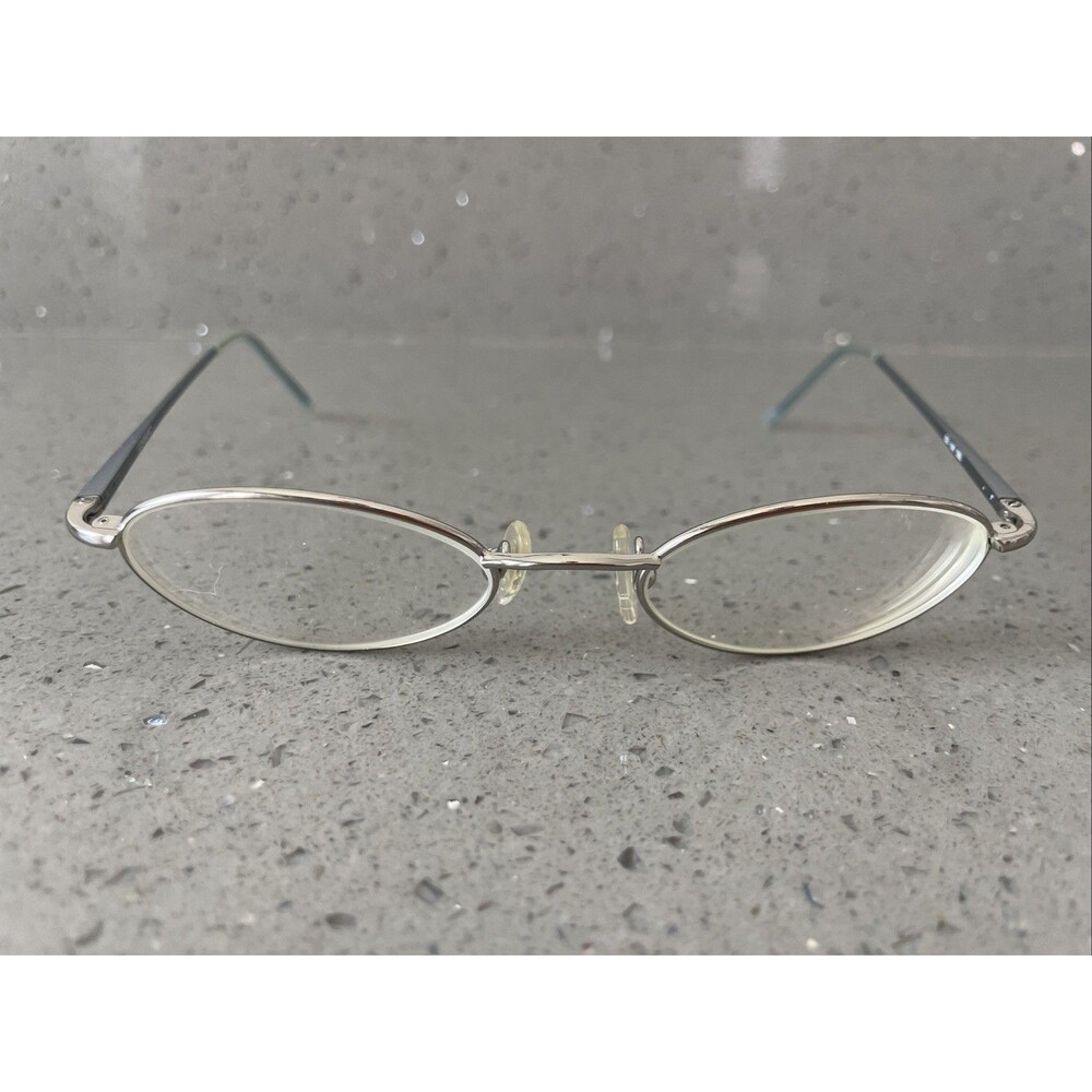 COVERGIRL Metal Eyeglasses Glasses Frames ONLY 46-18-106 CBL round oval blue